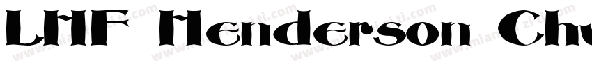 LHF Henderson Church Rough字体转换